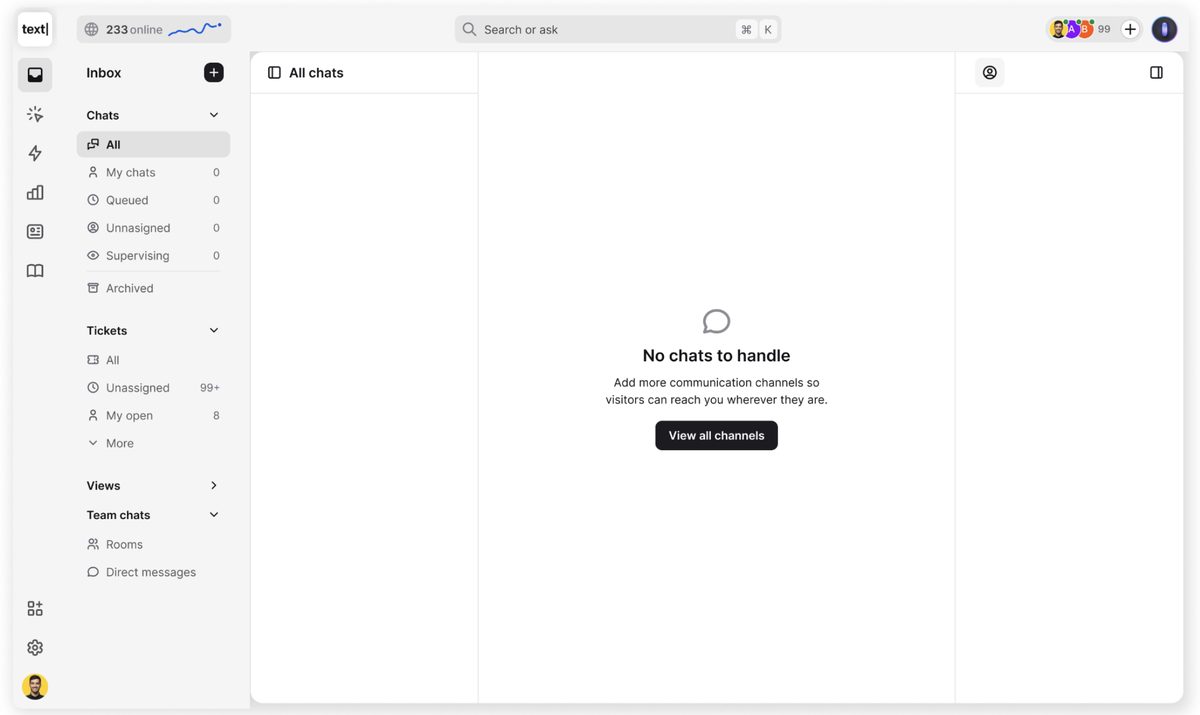 No data anymore empty state example